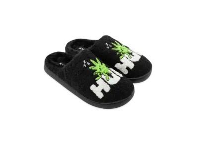 HUF Winter 24 Fuzzy Slipper "Black"