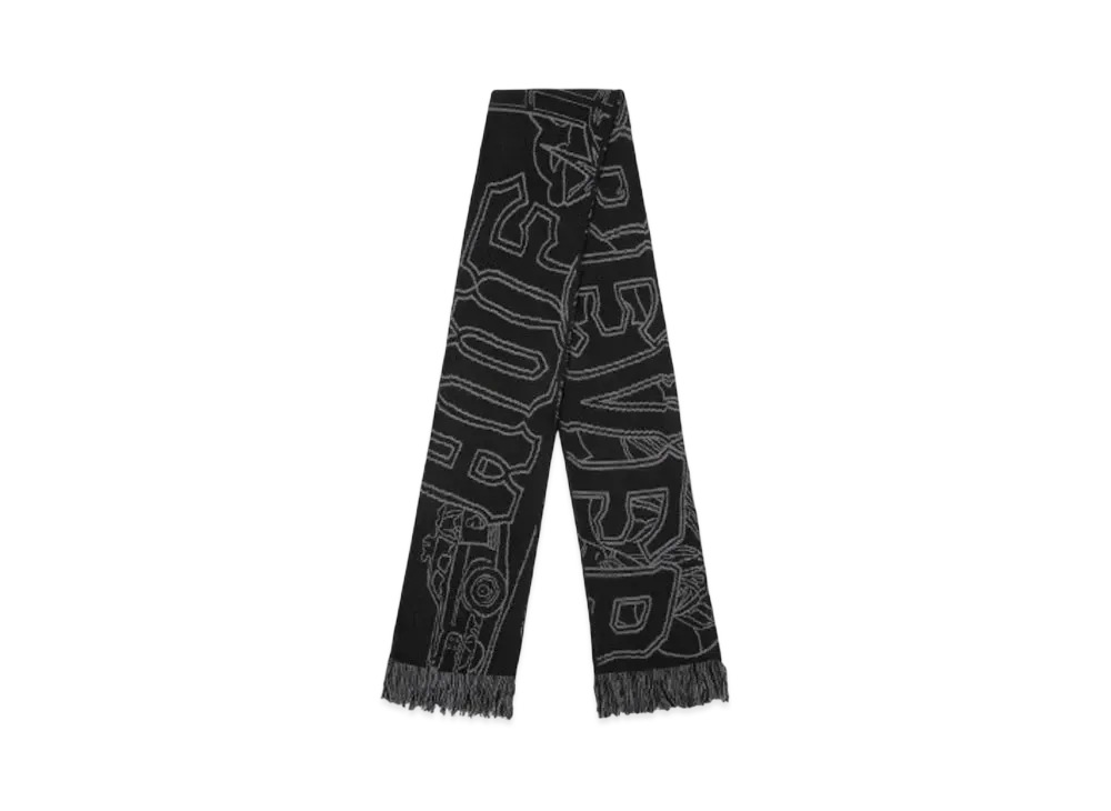 HUF Winter 24 Forever Scarf "Black"