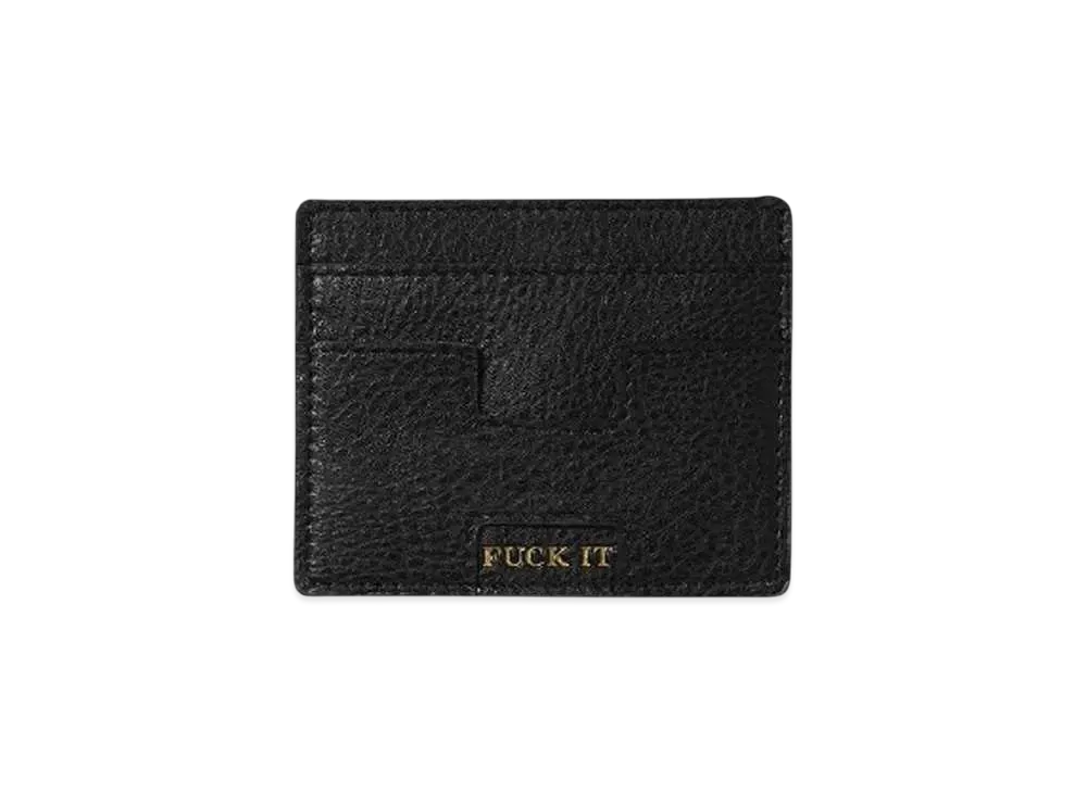 HUF Winter 24 Fuck It Card Holder "Black"