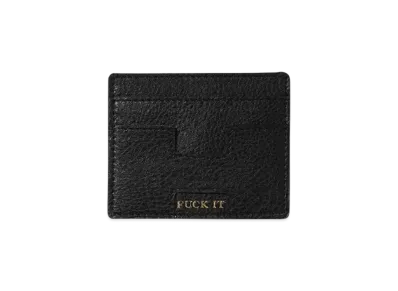HUF Winter 24 Fuck It Card Holder "Black"