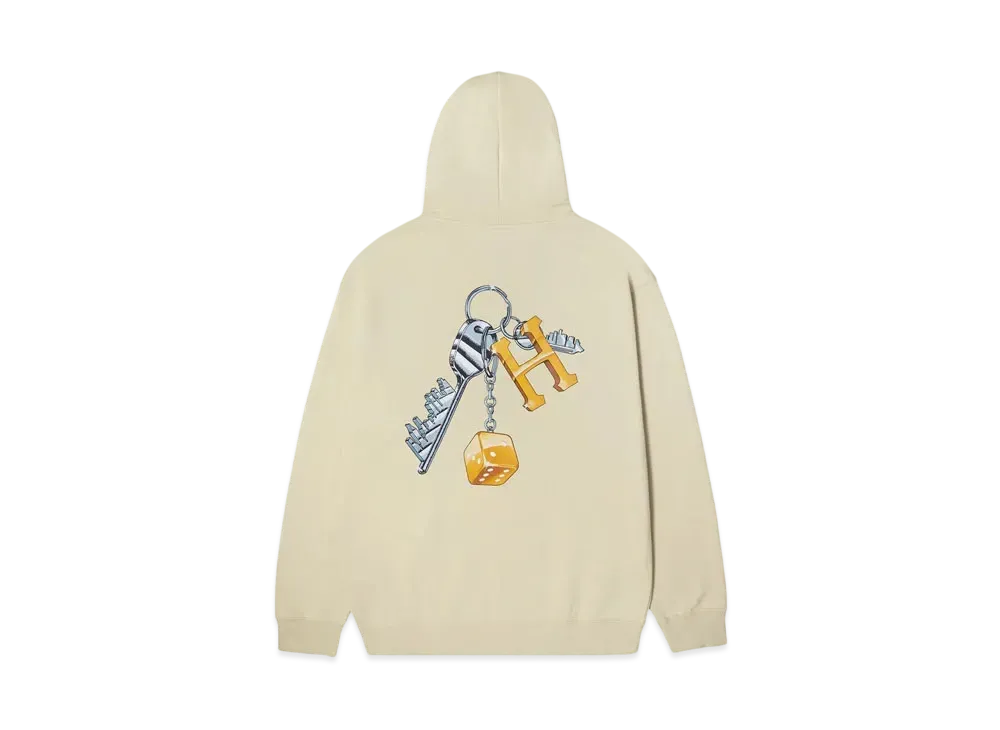 HUF Winter 24 Keys To The City Hoodie "Stone"