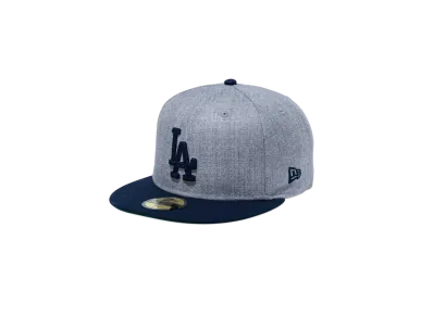 NEW ERA 59Fifty Gray Heather Los Angeles Dodgers "Heather Grey"