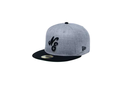 NEW ERA 59Fifty Gray Heather Classic Logo "Heather Grey"
