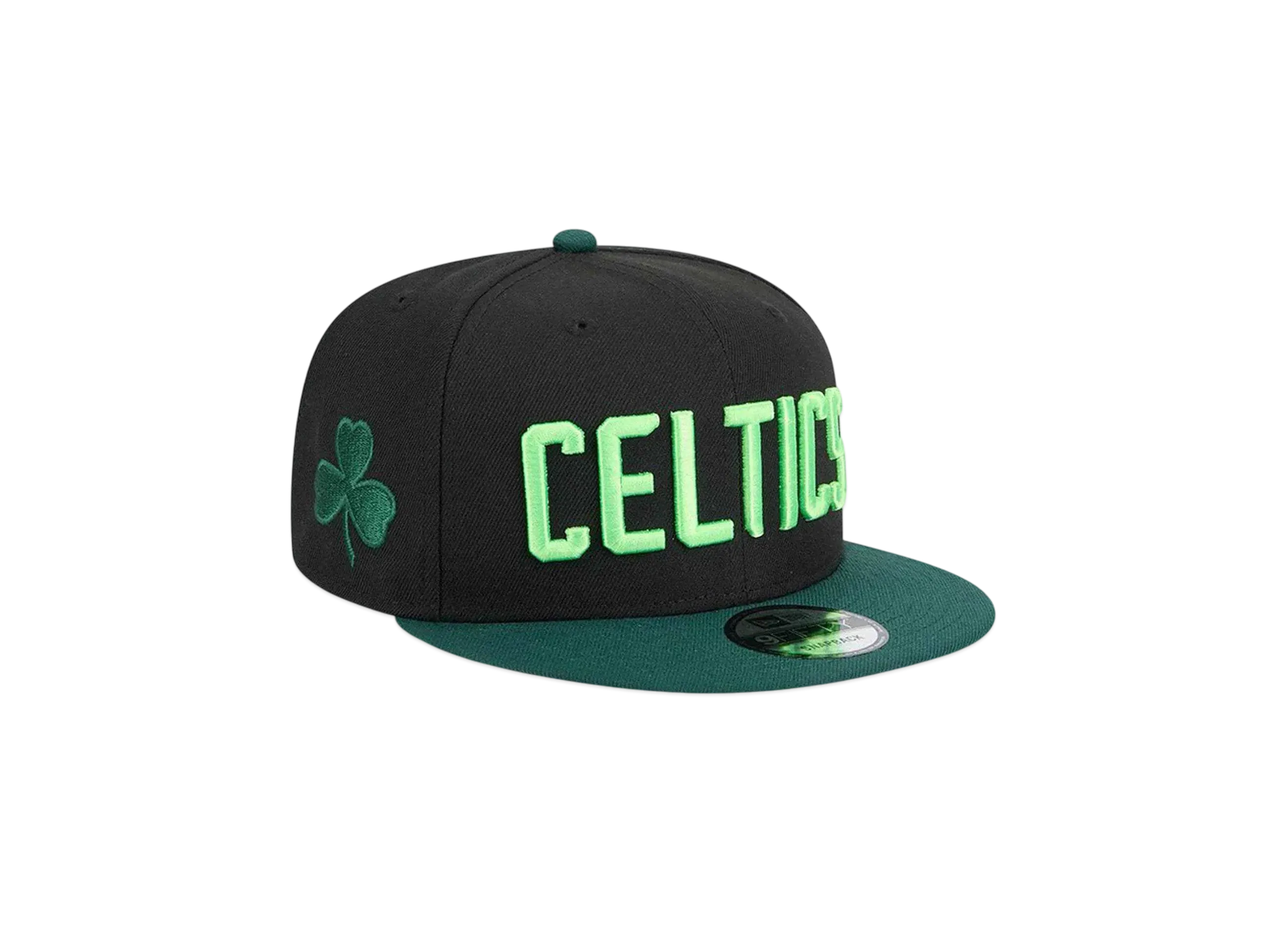 NEW ERA 9Fifty 2024 NBA City Edition Boston Celtics "Black/Dark Green"
