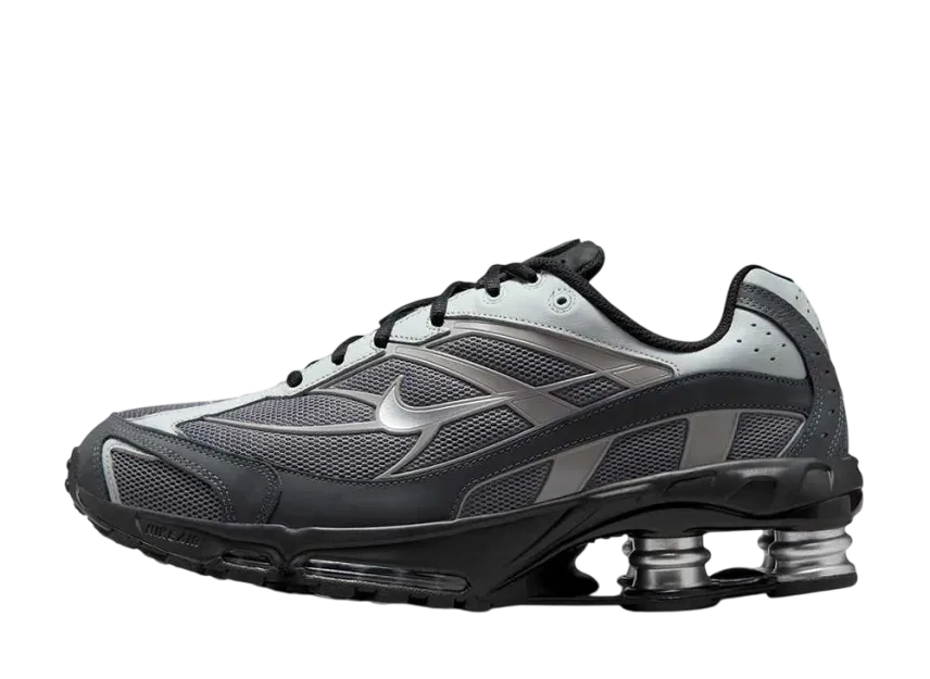 NIKEナイキ ショックスライド2ライトグラファイト グレー ブラック Nike Shox Ride 2