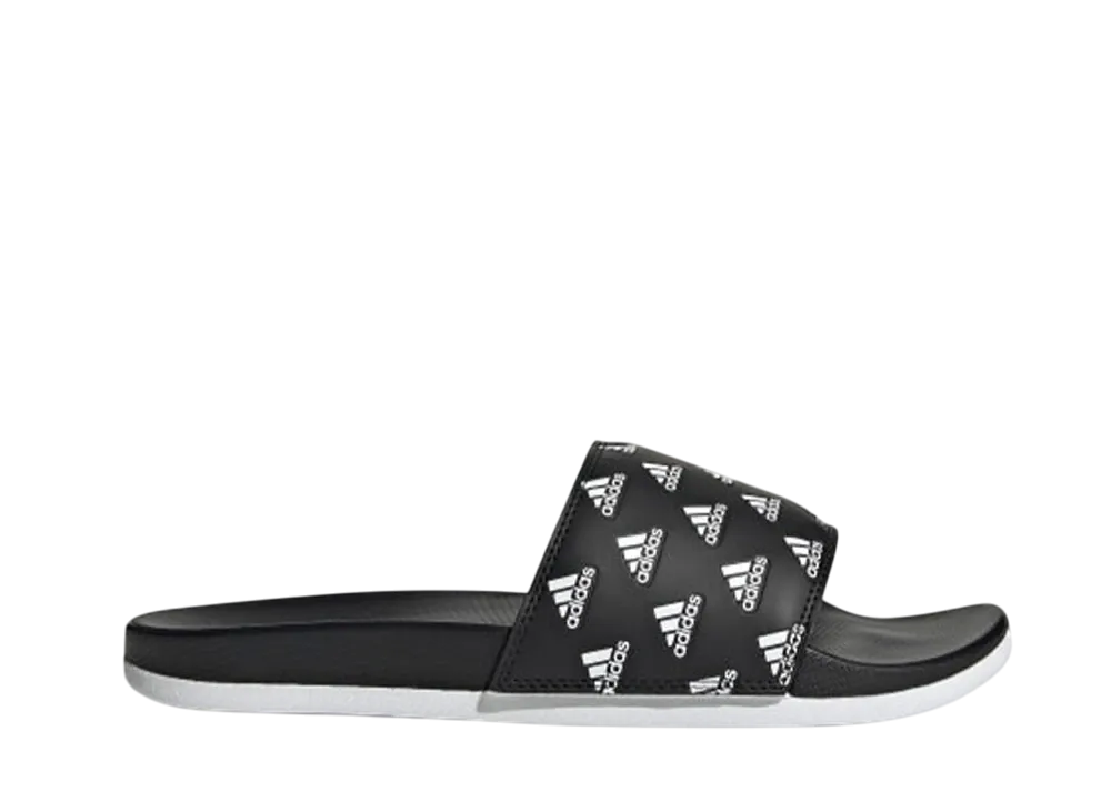 アディダス アディレッタ コンフォート スライド "コアブラック/クラウドホワイト"