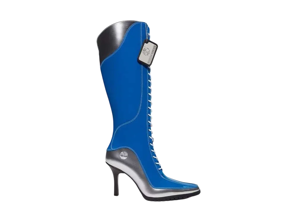 Veneda Carter × Timberland Women's Zip Up Boots "Silver/Blue"