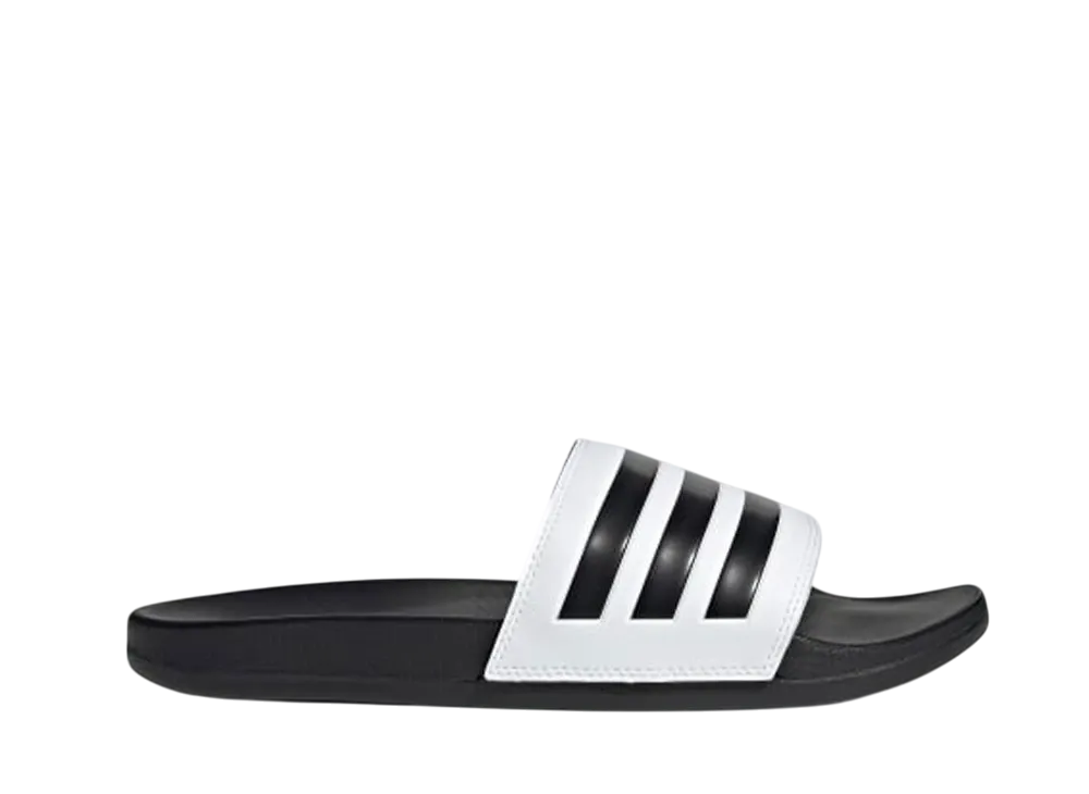 アディダス アディレッタ コンフォート スライド "クラウドホワイト/コアブラック"