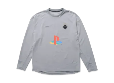 F.C.Real Bristol x PlayStation PS30 Authentic Team Tour L/S Top "Gray"