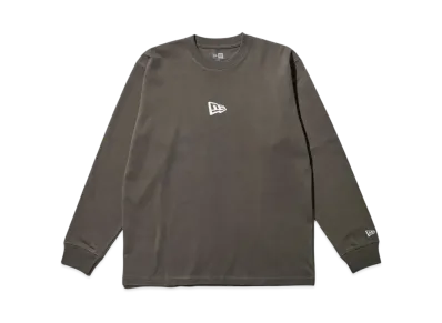 NEW ERA Long Sleeve Cotton T-shirt Flag Logo Mini Regular Fit "Moss"