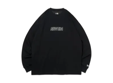 NEW ERA Long Sleeve Oversized Performance T-shirt Sleeve Line "Black"