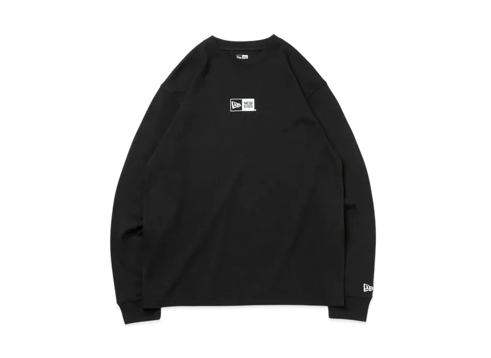 NEW ERA Long Sleeve Warm T-shirt Box Logo "Black"