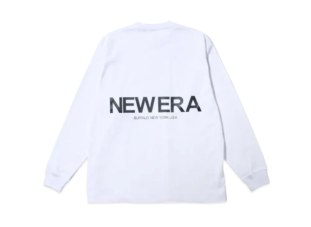 NEW ERA Long Sleeve Oversized Cotton T-shirt The Origin "White"