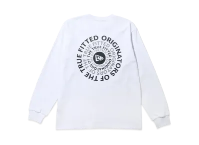 NEW ERA Long Sleeve Performance T-shirt Circle OOTTF Regular Fit "White"