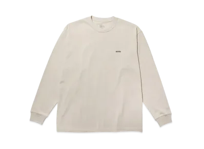 NEW ERA Long Sleeve Oversized Performance T-shirt Flag & Wordmark "Stone"