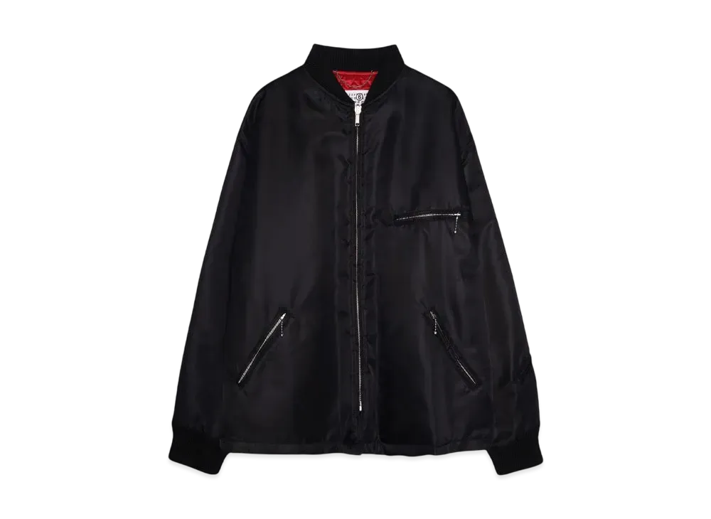 MM6 Maison Margiela Sportsjacket "Black/Red"