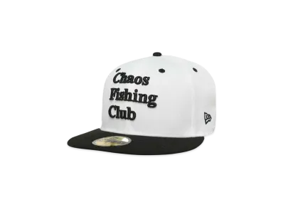 NEW ERA x Chaos Fishing Club LOGO CAP "WHITExBLACK"