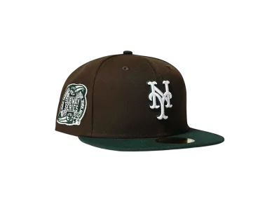 HOME GAME NEW YORK METS CO 2000 WS 59FIFTY "WALNUTR/DARK GREEN"