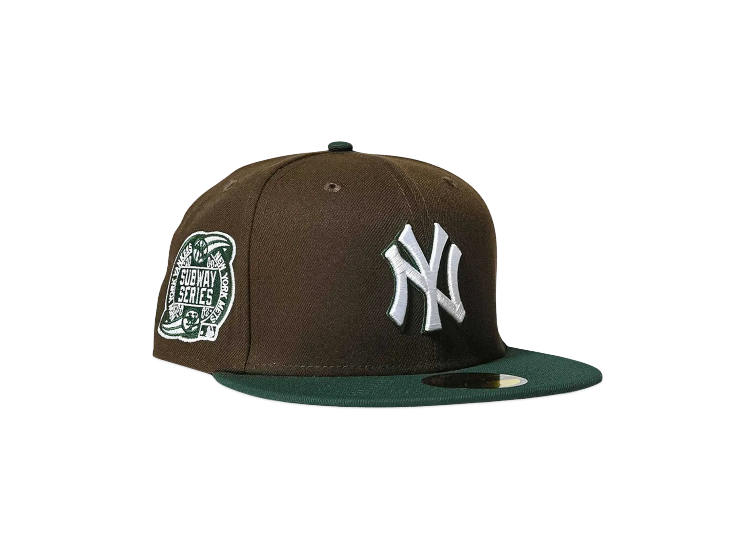 HOME GAME NEW YORK YANKEES CO 2000 WS 59FIFTY "WALNUT/DARK GREEN"
