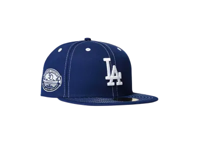 HOME GAME LOS ANGELES DODGERS CO 50TH ANV 59FIFTY "DARK ROYAL"