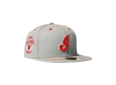 HOME GAME CLEVELAND INDIANS CO JACOBS FILED 59FIFTY "GRAY"