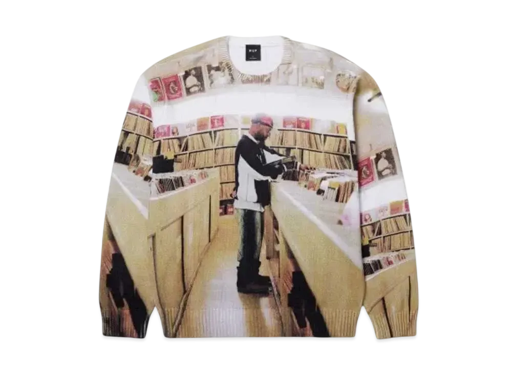 HUF x J Dilla Diggin Sweater "Multi"