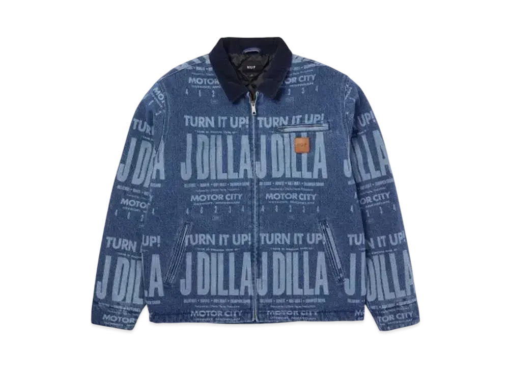 HUF x J Dilla Posted Work Jacket "Blue"