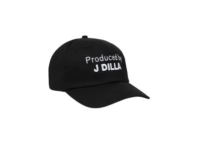 HUF x J Dilla Washed Snapback Hat "Washed Black"