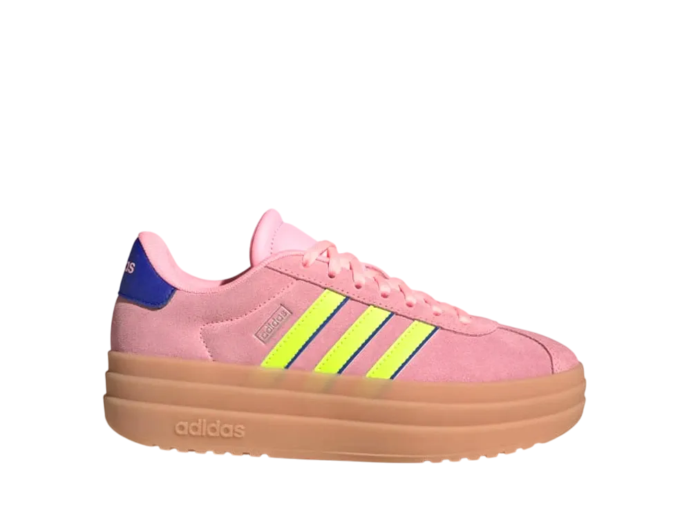 アディダス GS VL コート ボールド "ピンクスパーク/ルシッドレモン/ルシッドブルー"