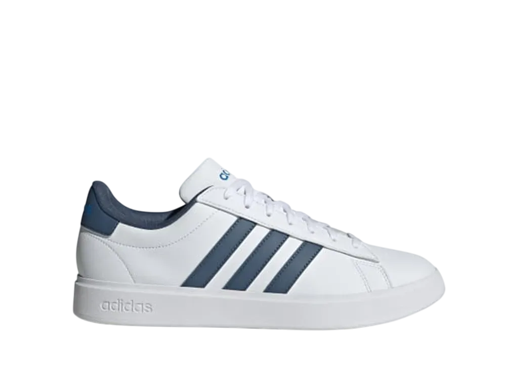 アディダス グランドコート "クラウドホワイト/プリラブドインク/ブライトロイヤル"