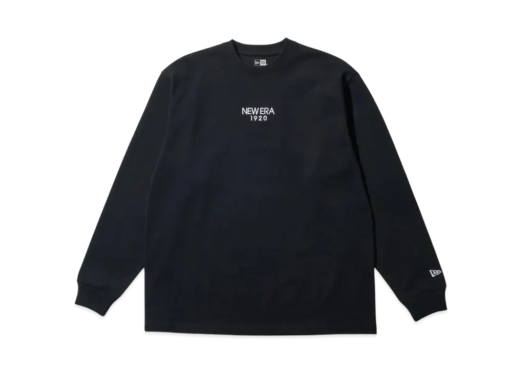 NEW ERA Long Sleeve Oversized Cotton T-shirt Heavyweight New Era 1920 "Black"
