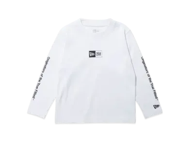 NEW ERA Child Long Sleeve Cotton T-shirt Originators of the True Fitted "White"