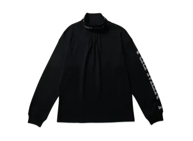 NEW ERA Golf Women's Long Sleeve High Collar Warm T-shirt Sleeve Logo "Black"