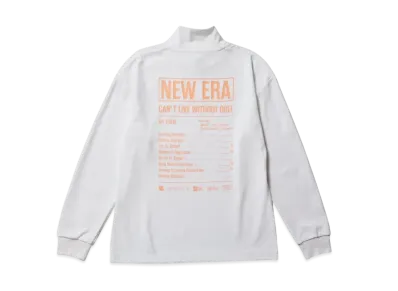 NEW ERA Golf Women's High Collar Long Sleeve Performance T-Shirt Stats "Off White"