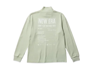 NEW ERA Golf Women's High Collar Long Sleeve Performance T-Shirt Stats "Olive"