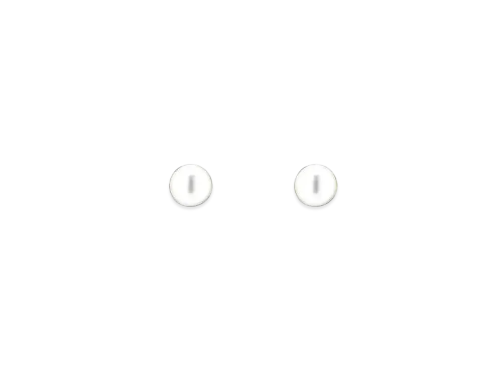 GUCCI Small Stud Earrings With Half Pearl "Light Gold"