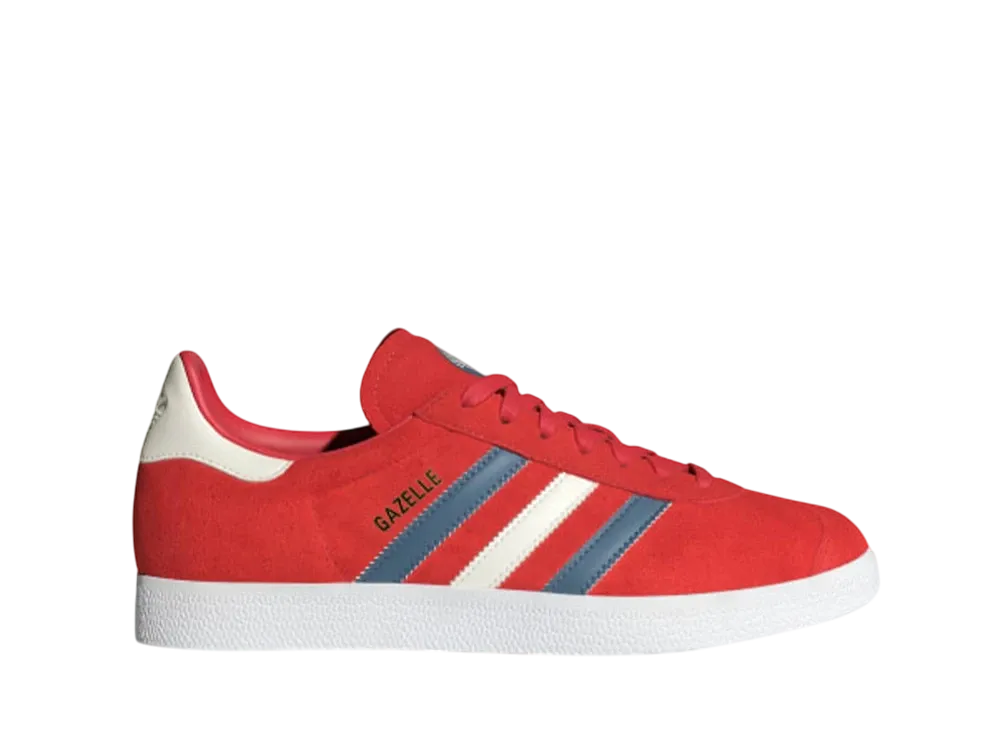 アディダスオリジナルス ガゼル チリ "グローリーレッド/オルタードブルー/オフホワイト"