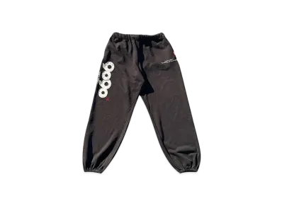 9090 9090 OG Logo Patched Sweat Pants "BLACK"
