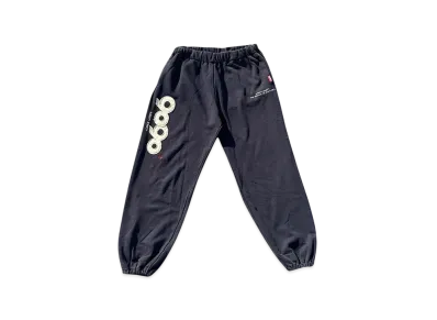9090 9090 OG Logo Patched Sweat Pants "NAVY"