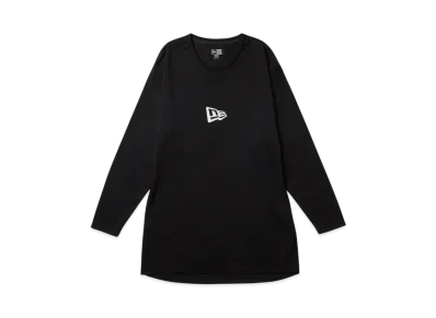 NEW ERA Performance Apparel Women's Long Sleeve Long Length T-shirt "Black"