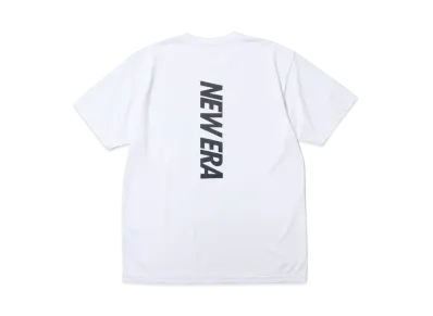 NEW ERA Performance Apparel Short Sleeve Tech T-shirt Vertical Logo Regular Fit "White"