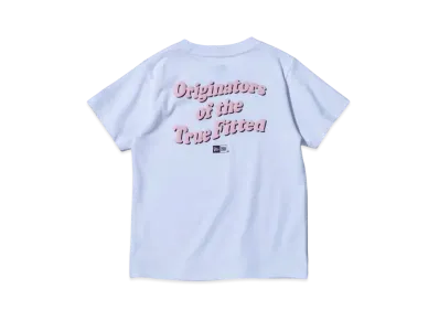 NEW ERA Child Short Sleeve Cotton T-shirt Wave Logo "White"