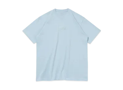 NEW ERA Short Sleeve Cotton T-shirt Box Logo Regular Fit "Mist Blue"