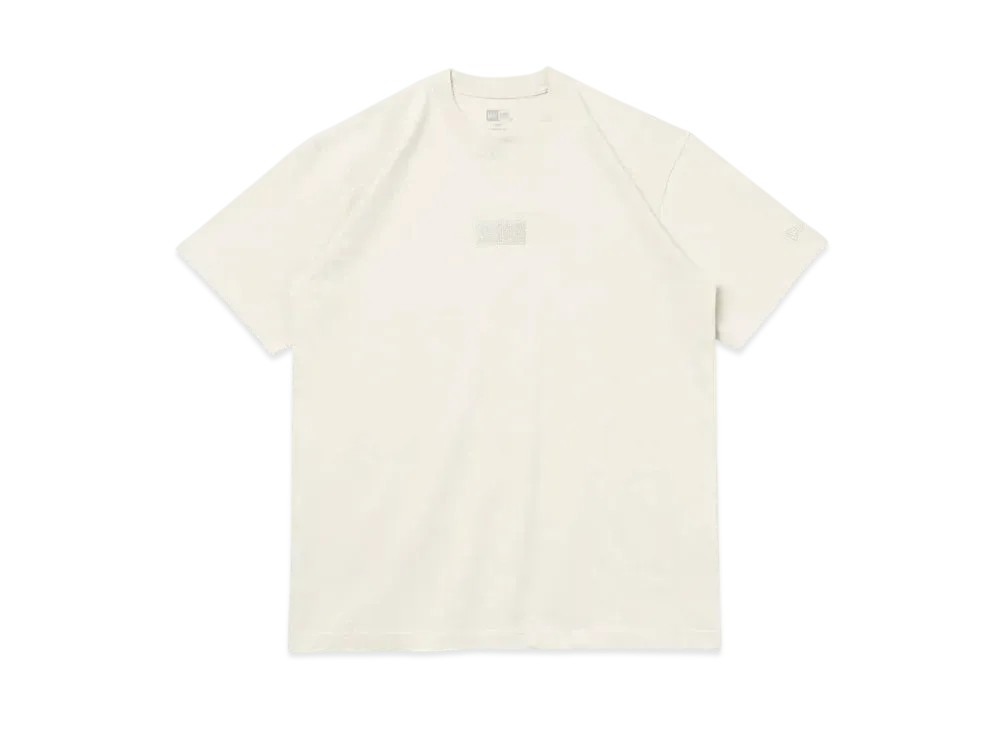 NEW ERA Short Sleeve Cotton T-shirt Box Logo Regular Fit "Stone"