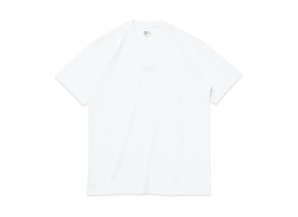 NEW ERA Short Sleeve Cotton T-shirt Box Logo Regular Fit "White"