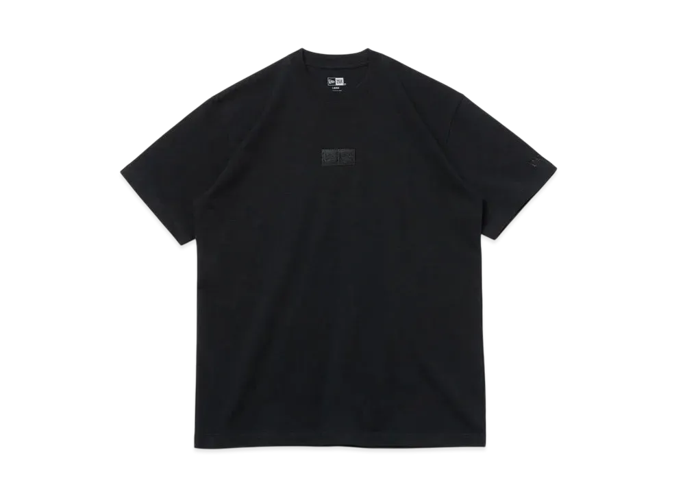 NEW ERA Short Sleeve Cotton T-shirt Box Logo Regular Fit "Black"