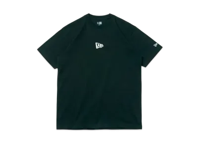 NEW ERA Short Sleeve Cotton T-shirt Flag Logo Mini Regular Fit "Black"