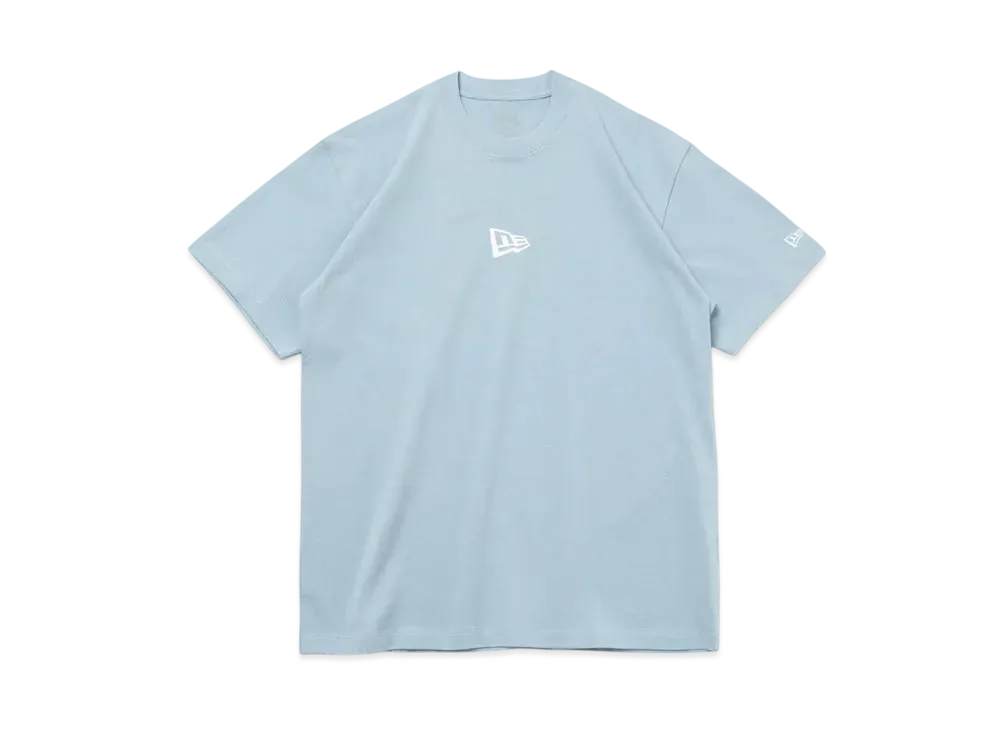 NEW ERA Short Sleeve Cotton T-shirt Flag Logo Mini Regular Fit "Mist Blue"