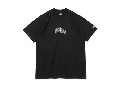 NEW ERA Short Sleeve Cotton T-shirt Slipped Logo Regular Fit "Black"