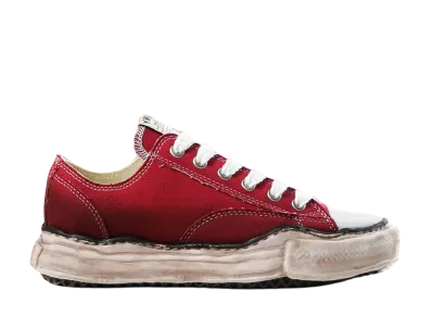 Maison MIHARA YASUHIRO PETERSON OG DE Sole Canvas Low-top Sneaker "Red"